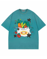 Cute cartoon short sleeves