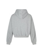 Rhinestone-embellished hooded jacket