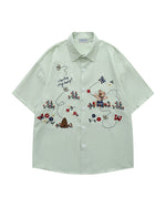 귀여운 곰 반팔 셔츠