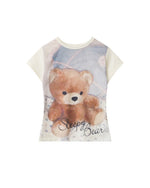 Cute bear short sleeves