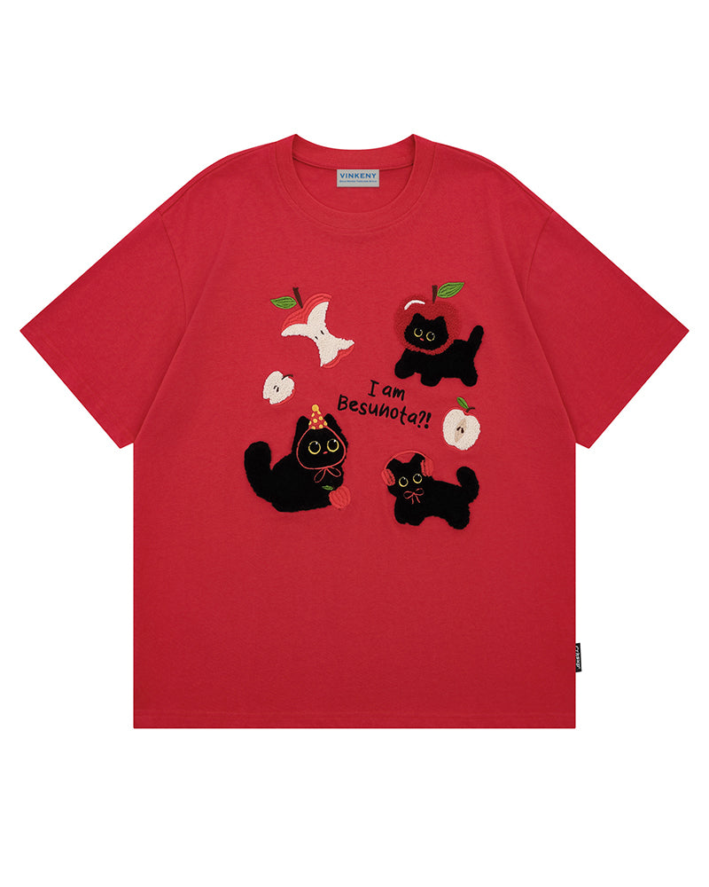 Apple head short sleeves