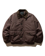 カラーブロックラペルワークジャケット