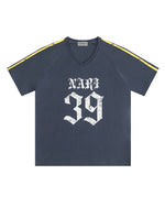 Letter print short sleeves