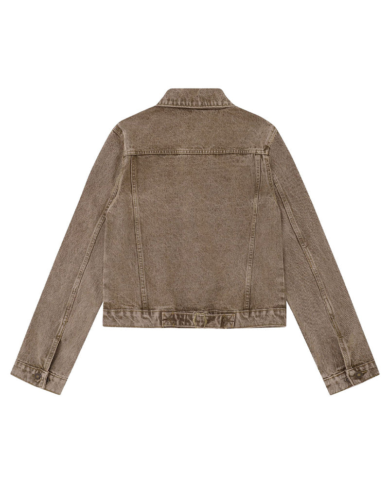 Multi-pocket denim jacket