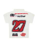 レトロなホットガールの半袖