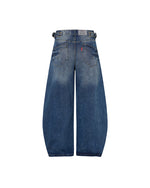 Versatile vintage-wash jeans