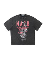 Retro loose short sleeves