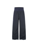 Color-block casual cargo pants