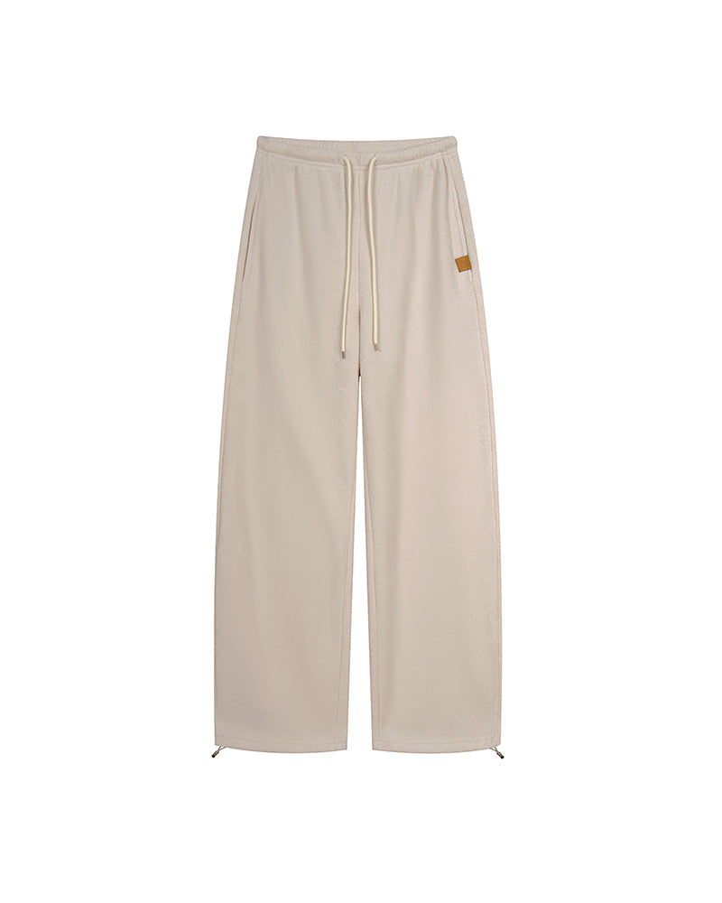 Drawstring casual trousers