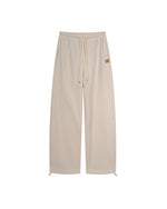 Drawstring casual trousers