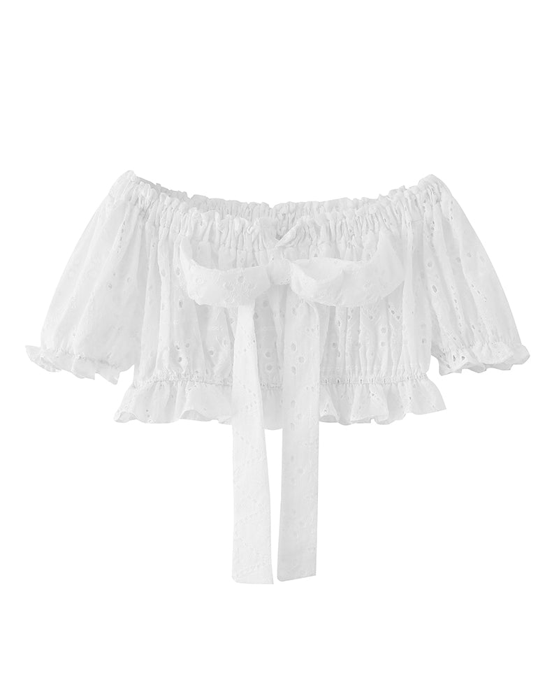 Personalized one-shoulder short sleeves