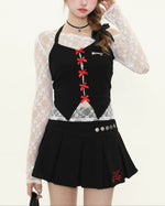 フェイクツーピース長袖