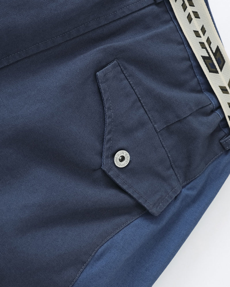 Color-block panelled trousers