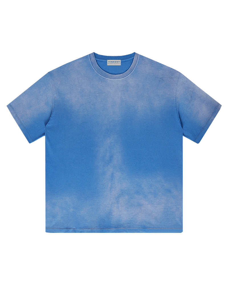 260g Gradient Retro Short-Sleeve Shirt