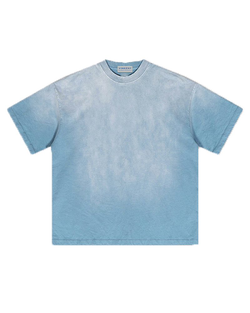 250g Distressed pure cotton T-shirt