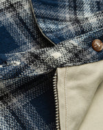 パッチワークのリバーシブルワークジャケット