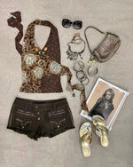 レトロなワークスカート