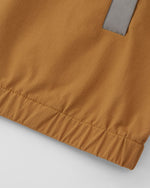 Stand collar colorblock short sleeve jacket