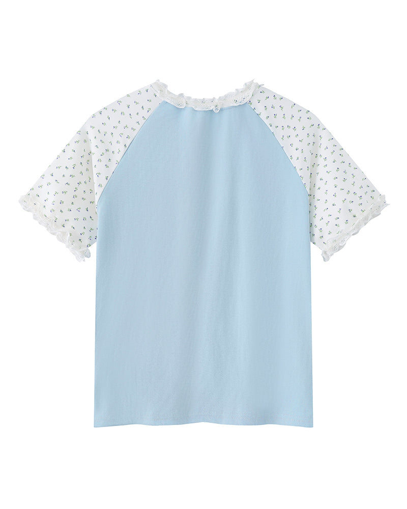 Loose and simple short sleeves