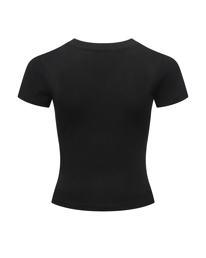 Simple design short sleeves