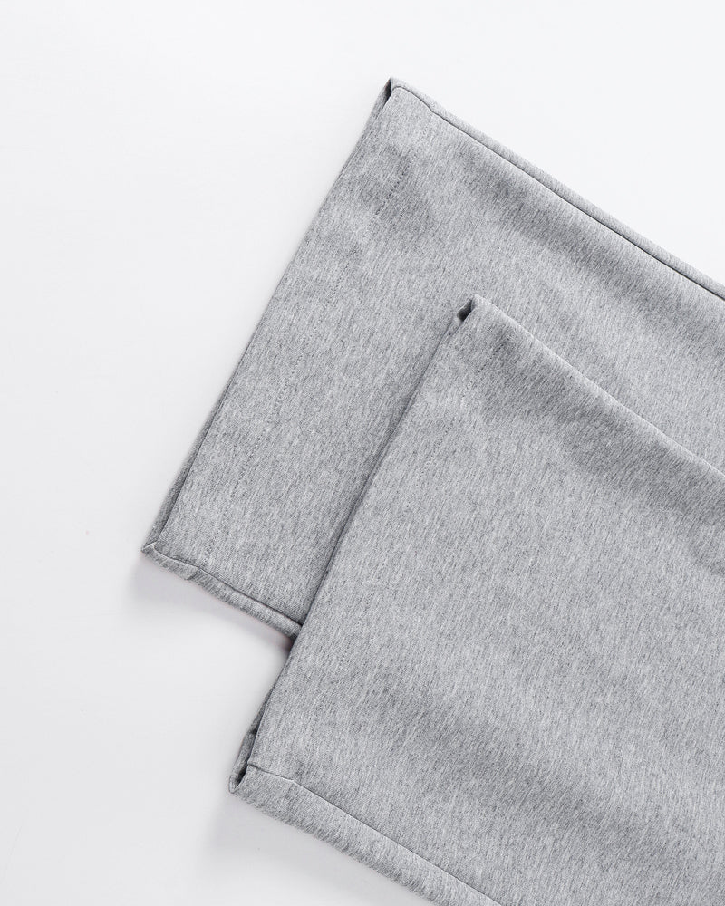 320g Wide-leg straight-cut trousers