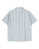 루즈 스트라이프 반팔 셔츠