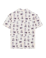 Cute cat and dog short sleeves