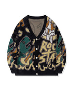 カップルのカラーブロックフード付きセーター