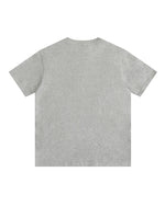 Building print lettering short sleeves