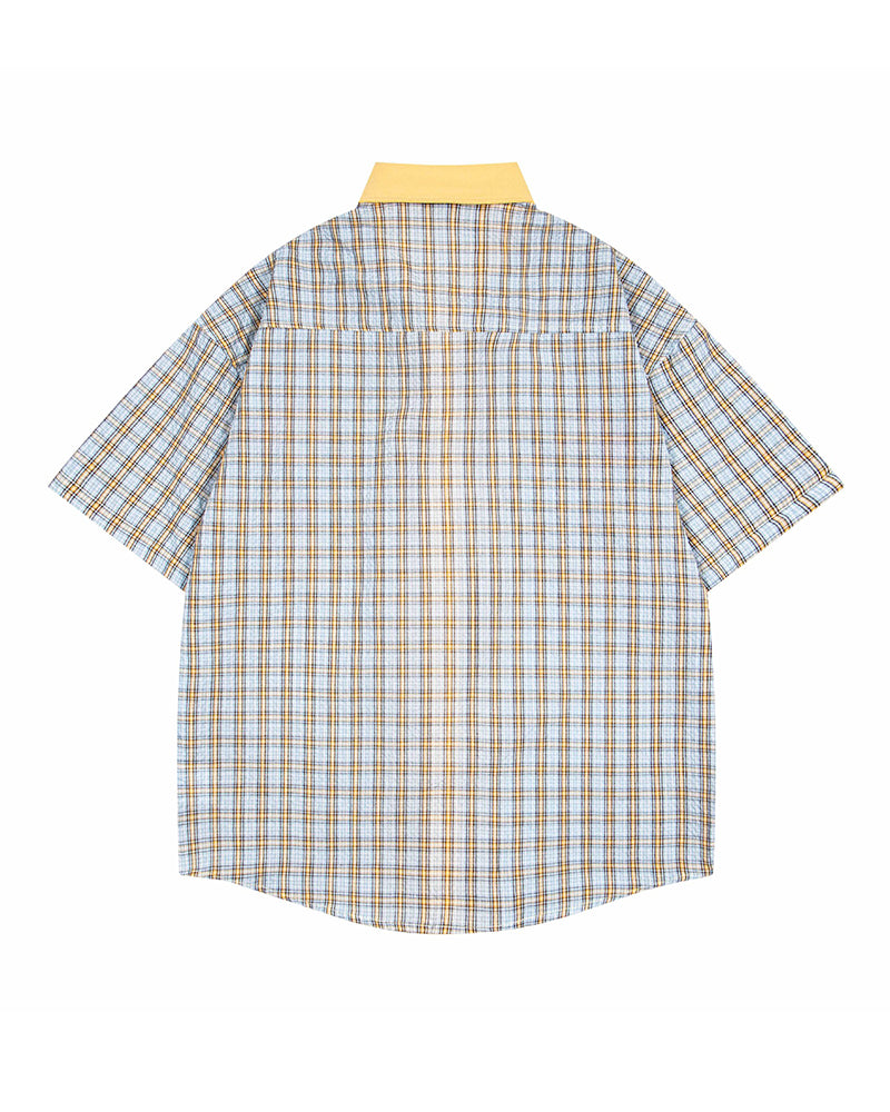 Retro cartoon short sleeve shirt