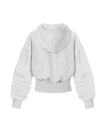 コントラストストライプパーカー