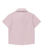 Cute Plaid Short-Sleeve Shirt