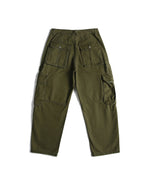 Washed work trousers