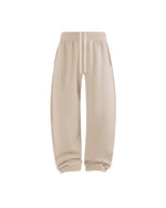 430g Fleece-Lined Loose Sweatpants