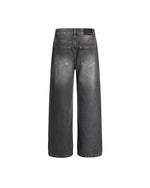 Distressed versatile trousers