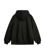 ヴィンテージウォッシュ加工のヘビーフードジャケット