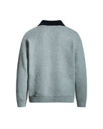 floral jacquard pullover sweater