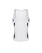 Retro contrast striped vest