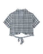 Plaid Cropped Shirt