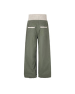 Color-block casual cargo pants