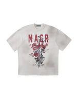 Retro loose short sleeves