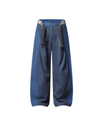 Color-block panelled trousers