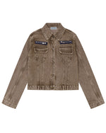 Multi-pocket denim jacket