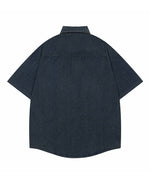 面白い漫画の刺繍シャツ