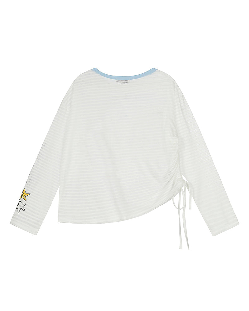 Fun pattern long sleeves