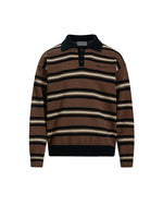 embroidered contrast sweater