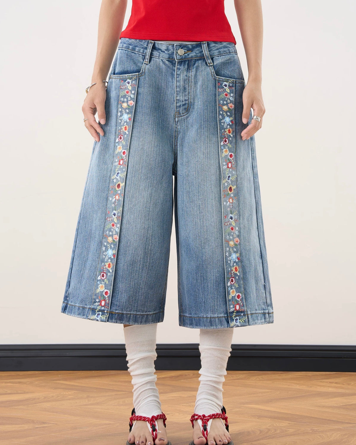 Vintage washed shorts