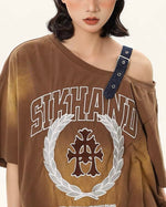 Retro hot girl short sleeve