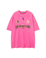 Retro washed short sleeves