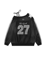 スポーツスタイルのレタリング長袖